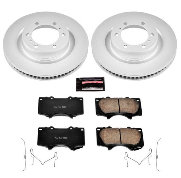 Power Stop 10-19 Lexus GX460 Front Z17 Evolution Geomet Coated Brake Kit CRK5873