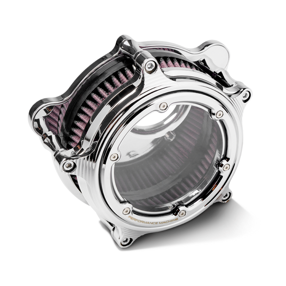 Performance Machine  Vision Air Cleaner W/Bezel - Chrome 0206-2159-CH