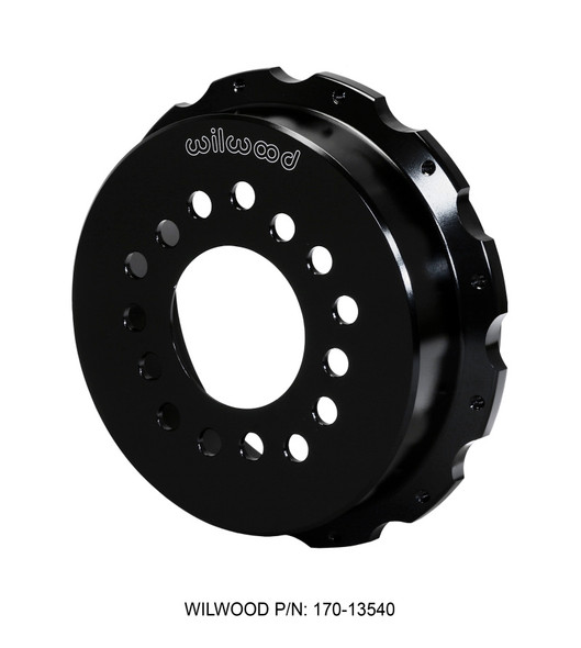 Wilwood Hat-Park Brake 1.95in Offset - Aluminum Multi-5 Lug - 12 on 8.75in 170-13540