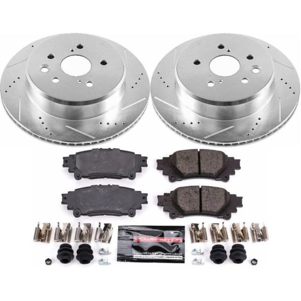 Power Stop 13-19 Lexus GS350 Rear Z23 Evolution Sport Brake Kit K6514