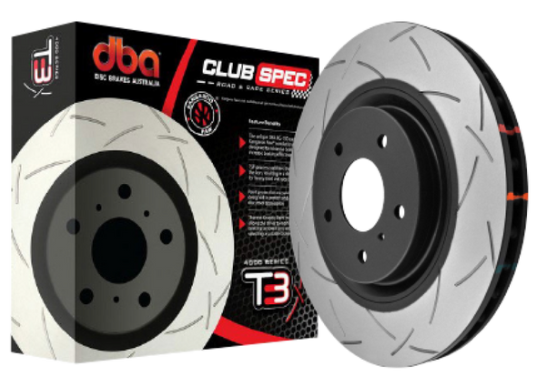 DBA 2020+ Chevrolet Corvette C8 J55 Z51 Front Slotted 4000 Series Rotor 43928S