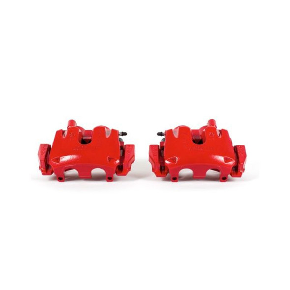 Power Stop 11-17 Dodge Durango Front Red Calipers w/Brackets - Pair S5296