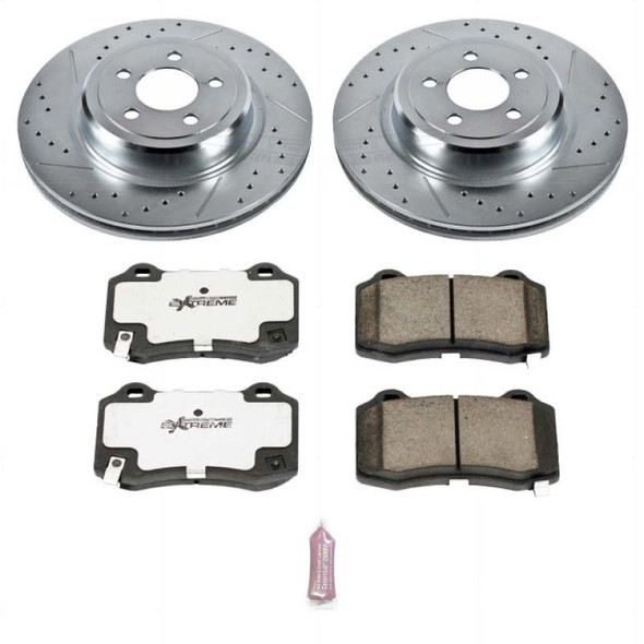 Power Stop 08-23 Dodge Challenger Rear Z26 Street Warrior Brake Kit K4583-26