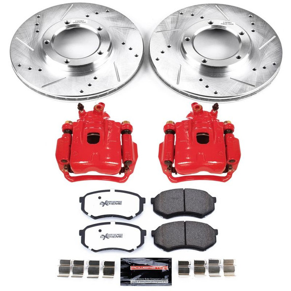 Power Stop 95-04 Toyota Tacoma Front Z36 Truck & Tow Brake Kit w/Calipers KC1232-36