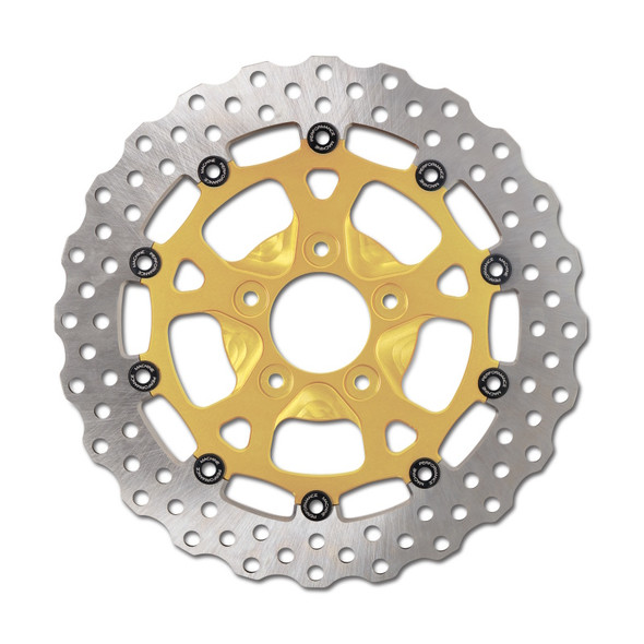 Performance Machine 11.5 Dominator Front - Gold Ano 0133-1535S-G