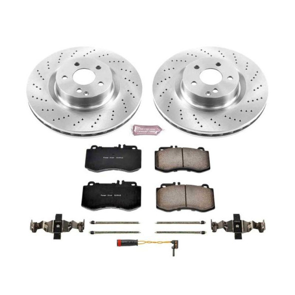 Power Stop 10-16 Mercedes-Benz E350 Front Autospecialty Brake Kit KOE6640