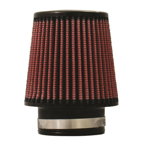 Injen High Performance Air Filter - 3.00 Black Filter 6 Base / 5 Tall / 4 Top - 45 Pleat X-1017-BR
