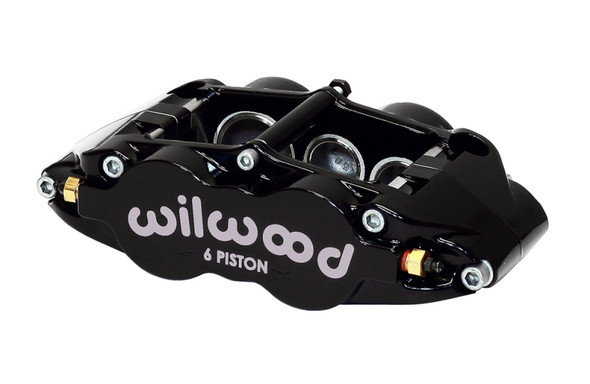 Wilwood Caliper-Narrow Superlite 6R-RH - Black 1.62/1.12/1.12in Pistons 1.25in Disc 120-11778-BK