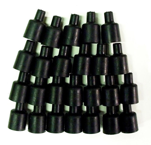 Taylor/Vertex Coil Wire Boot - 180-Deg 25Pk - Black 44076 Taylor/Vertex Coil Wire Boot - 180-Deg 25Pk - Black 44076