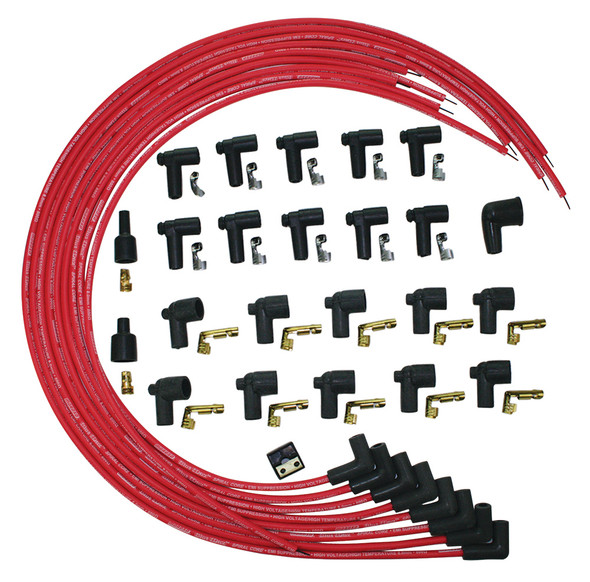 Moroso Blue Max Ignition Wire Set - Red 73219 Moroso Blue Max Ignition Wire Set - Red 73219