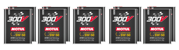 Motul Usa 300V Competition Oil 5W50 Case 10 X 2 Liter 110859