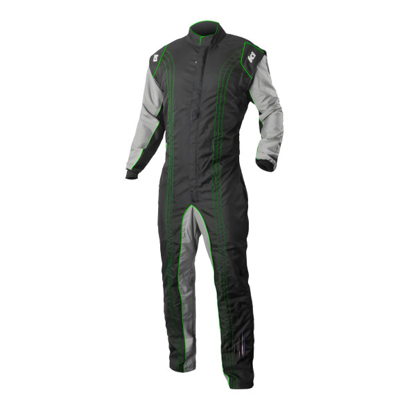 K1 Racegear Suit Karting Gk2 Adult Medium/Large Black/Green 10-Gk2-V-Ml K1 Racegear Suit Karting Gk2 Adult Medium/Large Black/Green 10-Gk2-V-Ml