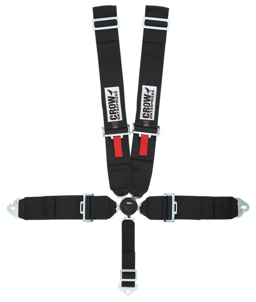 Crow Safety Gear Kam Lock Lap Belt 5-Way Black Floor Mount 11144 Crow Safety Gear Kam Lock Lap Belt 5-Way Black Floor Mount 11144