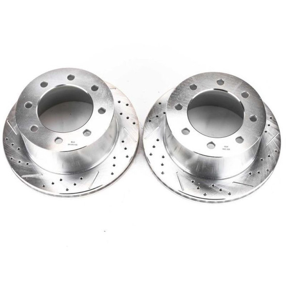 Power Stop 03-08 Chevrolet Express 3500 Rear Evolution Drilled & Slotted Rotors - Pair AR8646XPR