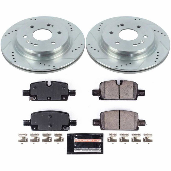 Power Stop 2019 GM 1500 Rear Z23 Evolution Sport Brake Kit K8173