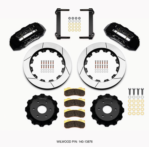 Wilwood TX6R Front Kit 16.00in Black 1999-2014 GM Truck/SUV 1500 140-13876