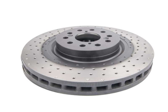 DBA 17-20 Honda Civic Type R Hatch Front 4000 Series Cross Drilled Rotor 43700XD