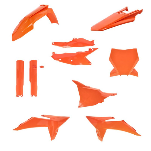 Acerbis 2025 KTM 125-450 SX/ SX-F/XC/XC-F Full Plastic Kit - 16 Orange
