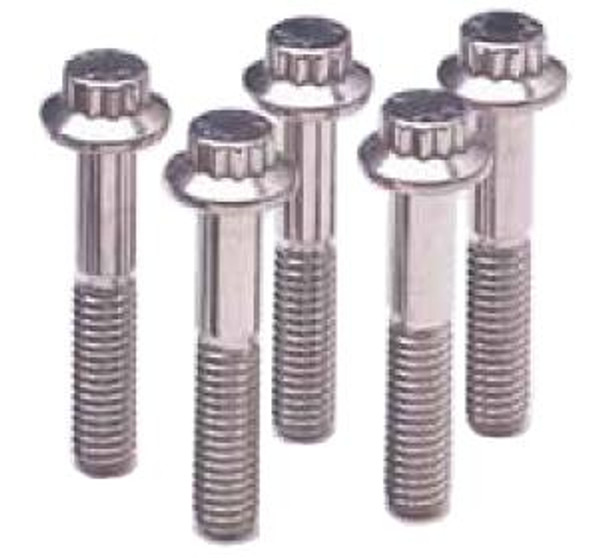 ARP 7/16in - 14 X 1.500 1/2in 12pt SS Bolts (5/pkg)