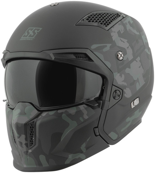 Speed and Strength SS2400 Call 2 Arms Helmet Black/Camouflage - Medium