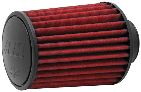AEM 2.75in Flange ID x 6.25in Base OD x 7in H Dryflow Conical Air Filter 21-2027DK