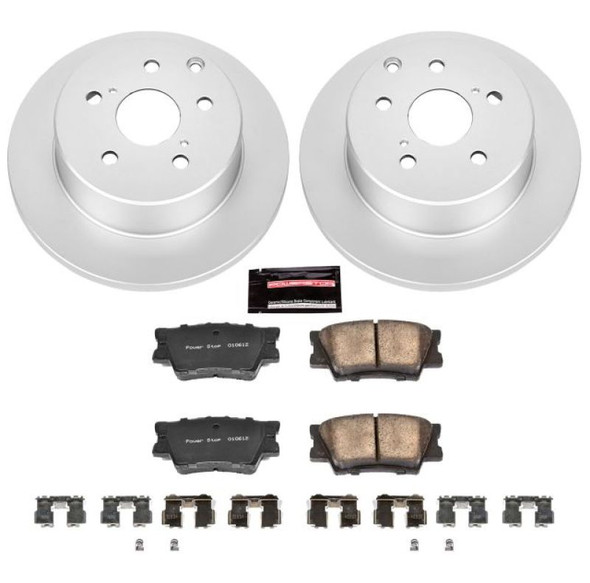 Power Stop 10-12 Lexus HS250h Rear Z17 Evolution Geomet Coated Brake Kit CRK4671