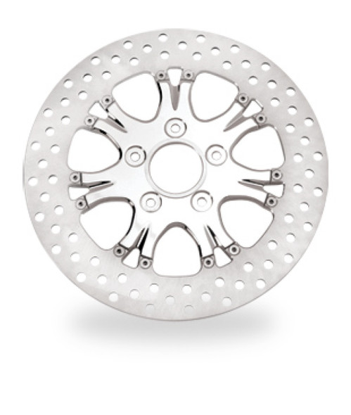 Performance Machine Disc/Carr 11.8 Heathen Fr - Chrome 0133-1800HEAS-CH