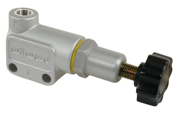 Wilwood Proportioning Valve - Knob Adjust 3/8-24 IF Inlet & Outlet 260-10922