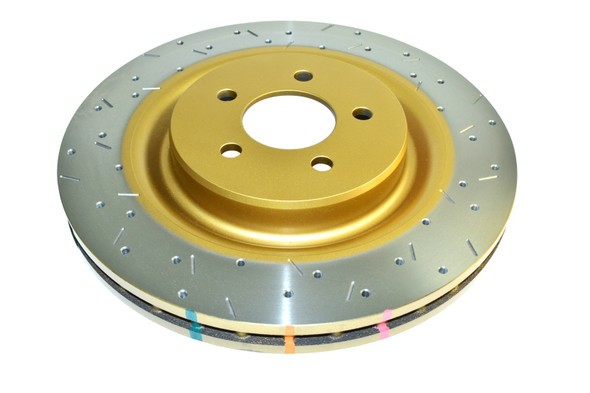 DBA 15-20 Ford Mustang GT Perf Package (380mm Front Rotor) Rear 4000 Series Drilled & Slotted Rotor 42165XS