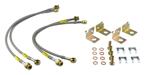 Goodridge 06-13 Chevrolet Corvette Z06/ZR1/Grand Sport Stainless Steel Brake Line Kit 12291