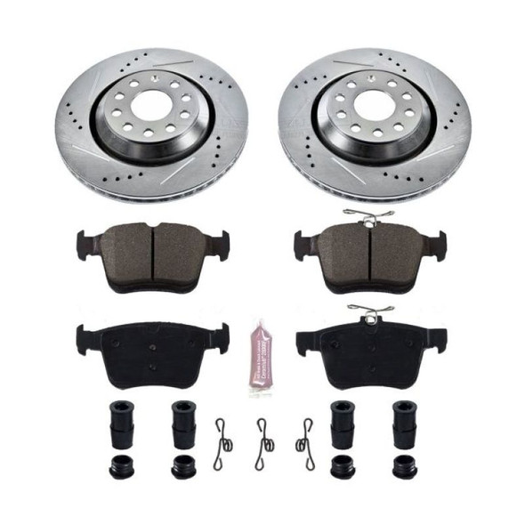 Power Stop 17-18 Audi RS3 Rear Z23 Evolution Sport Brake Kit K7084