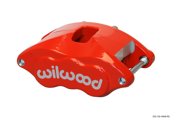 Wilwood Caliper-D52-Red 2.00/2.00in Pistons 1.28in Disc 120-10936-RD
