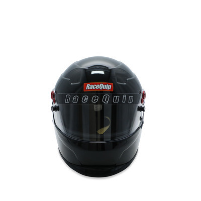 Pro25 full face helmet Snell SA2025 black with HANS support