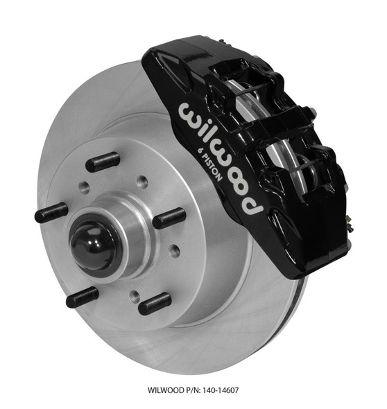 Wilwood Dynapro 6 Front Kit 11.75 Rotor Black 57-67 Ford F100 140-14607