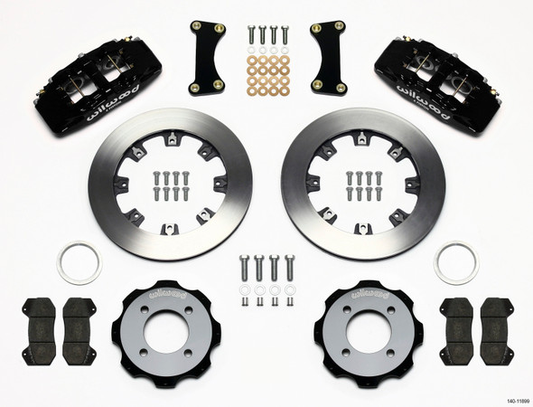 Wilwood Dynapro 6 Front Hat Kit 12.19in 2011 Fiesta 140-11899