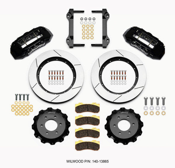 Wilwood TX6R Front Kit 15.50in Black 2010-Up Ford F150 (6 lug) 140-13865