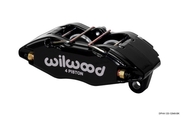 Wilwood Caliper-Dynapro Honda/Acura - Black Powder 1.62in Pistons .83in Disc 120-12949-BK