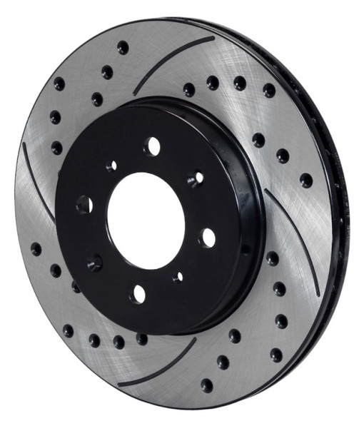 Wilwood Rotor-.68in Offset-SRP-BLK-Drill-LH 10.32 x .83 - 4 x 3.93 160-12839-BK