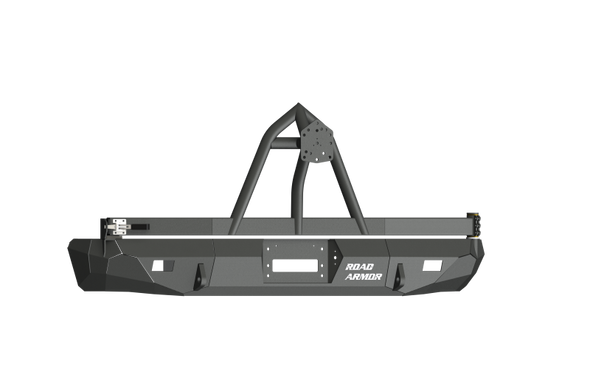 Road Armor 99-07 Ford Excursion Stealth Rear Winch Bumper w/Tire Carrier - Tex Blk 61208B