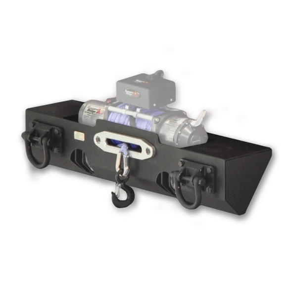 Rugged Ridge XHD Winch Mount Front Bumper 07-18 Jeep Wrangler 11540.1