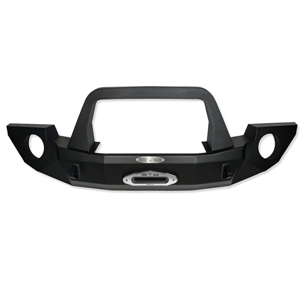Rock Slide 07-18 Jeep JK 2-4 Door Rigid Full Front Bumper / Complete With Winch Plate FB-F-100-JK
