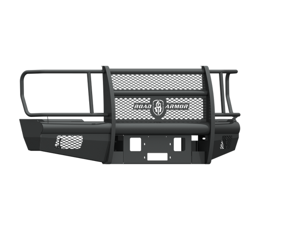 Road Armor 08-10 Ford F-250 Vaquero Front Non-Winch Plate (Plate ONLY - No Bumper) - Tex Blk 608V-WP