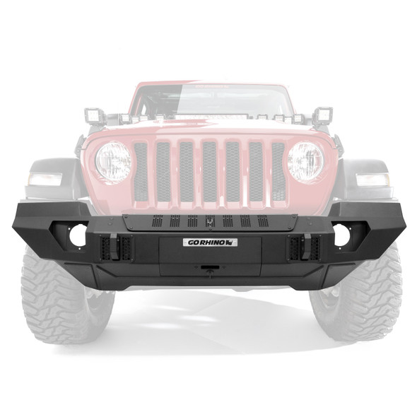 Go Rhino 07-20 Jeep Wrangler JL/JLU/JK/JKU/Gladiator JT Trailline Front Full Width Bumper 230121T