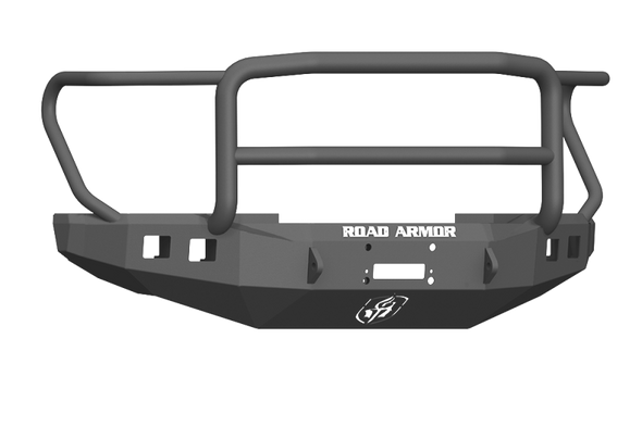 Road Armor 17-20 Ford F-250 Stealth Wide Fender Front Winch Bumper w/Lonestar Guard - Tex Blk 61745B