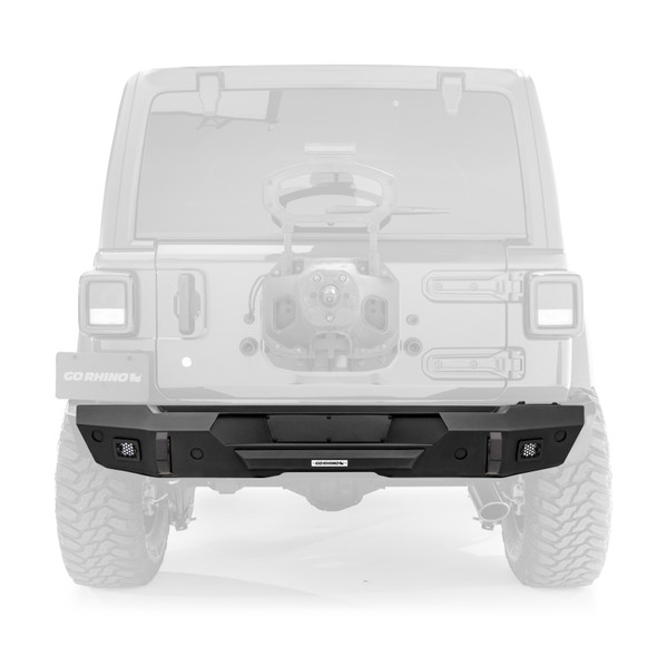 Go Rhino 18-20 Jeep Wrangler JL/JLU Trailline Rear Stubby Bumper 272110T