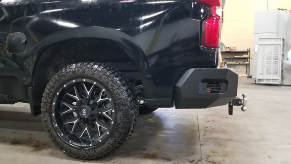 Road Armor 19-20 Chevy 1500 SPARTAN Rear Bumper - Tex Blk 3191XR0B