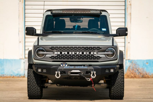 Road Armor 2021+ Ford Bronco Stealth Front Skid Plate - Tex Blk 6213F1SPB