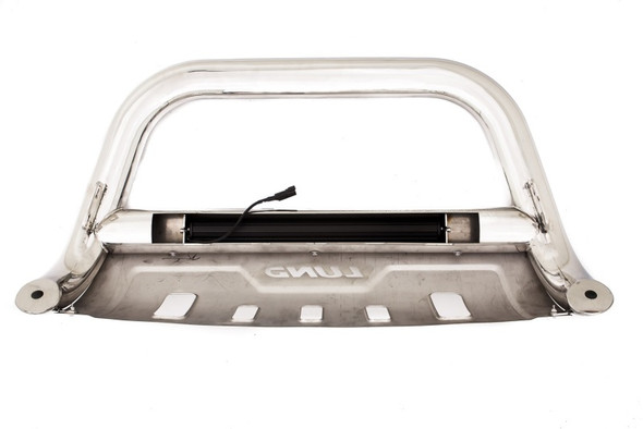 Lund 07-17 Chevy Silverado 1500 Bull Bar w/Light & Wiring - Polished 47021214