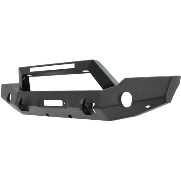 Westin 18-20 Jeep Wrangler WJ2 Full Width Front Bumper w/LED Light Bar Mount Textured Black 59-80125