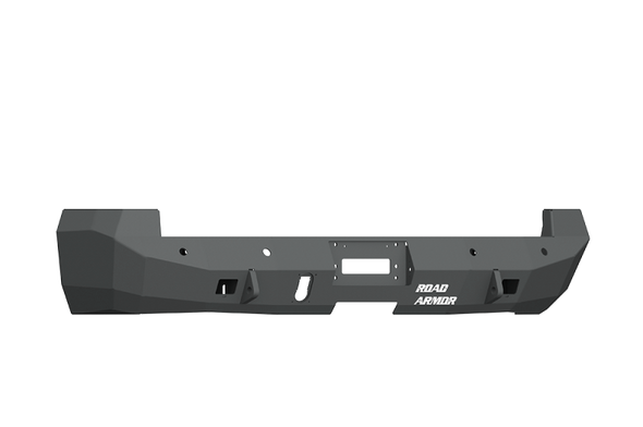 Road Armor 10-18 Ram 2500 Stealth Rear Winch Bumper w/Sensor Holes - Tex Blk (WARN M8000 Only) 412S0B